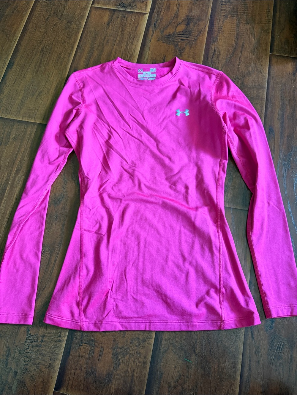 Under Armour Women's Hot Pink Long Sleeve Base Layer